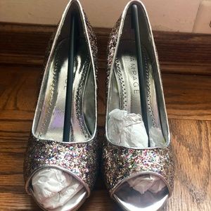 Rampage Shoes - BRAND NEW Multicolored Sequin Heels Rampage Shoes - BRAND NEW Multicolored Sequin Heels